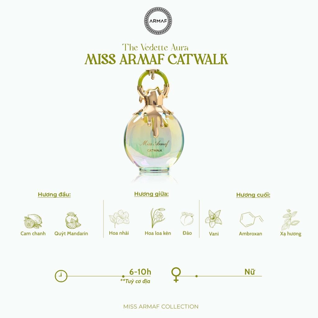 Nước Hoa MISS ARMAF CATWALK 100ml