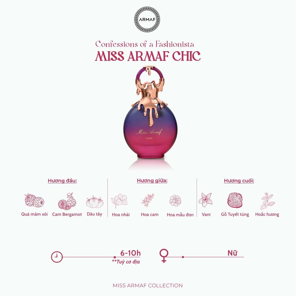 Nước Hoa MISS ARMAF CHIC 100ml