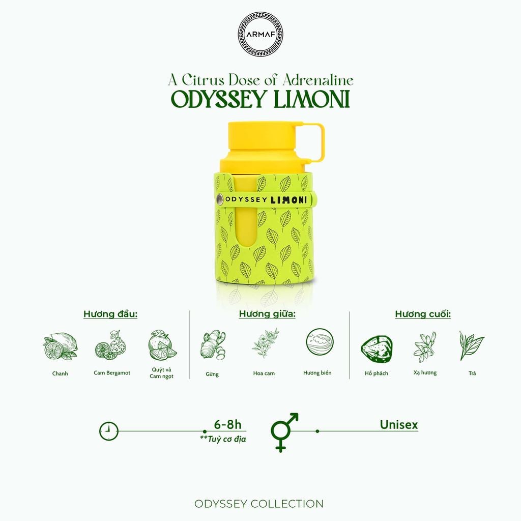 Nước Hoa Armaf ODYSSEY LIMONI FRESH EDITION 100ml