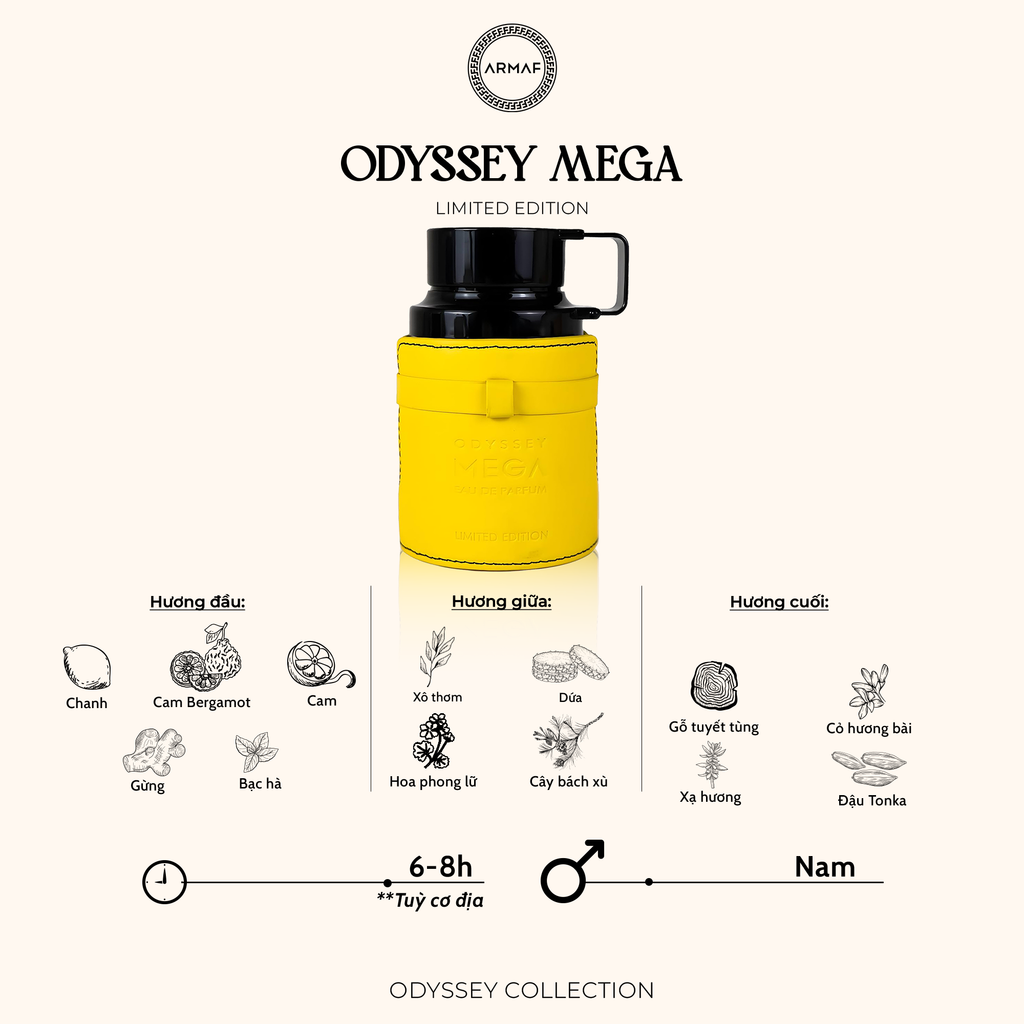 Nước hoa Armaf Odyssey Mega Limited Edition 100ml