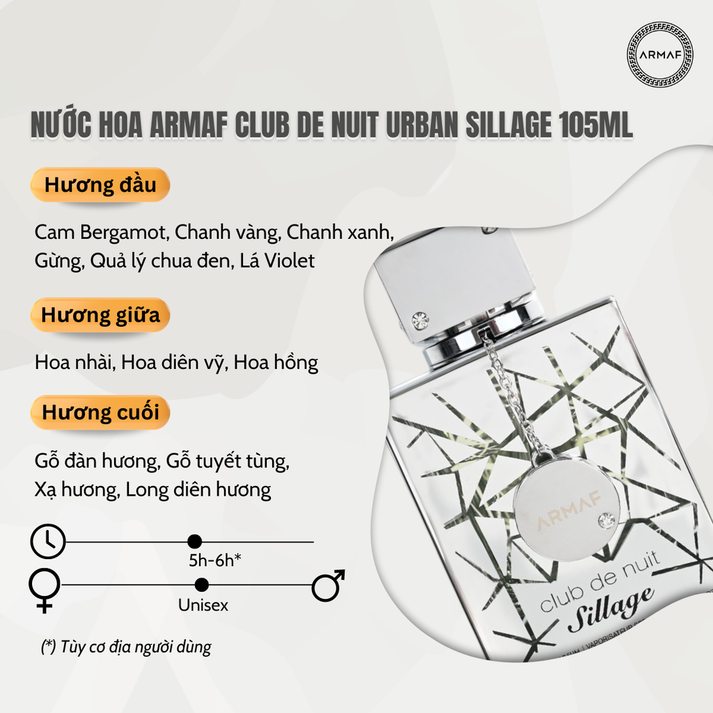 Nước hoa Armaf Club de Nuit Sillage 105ml