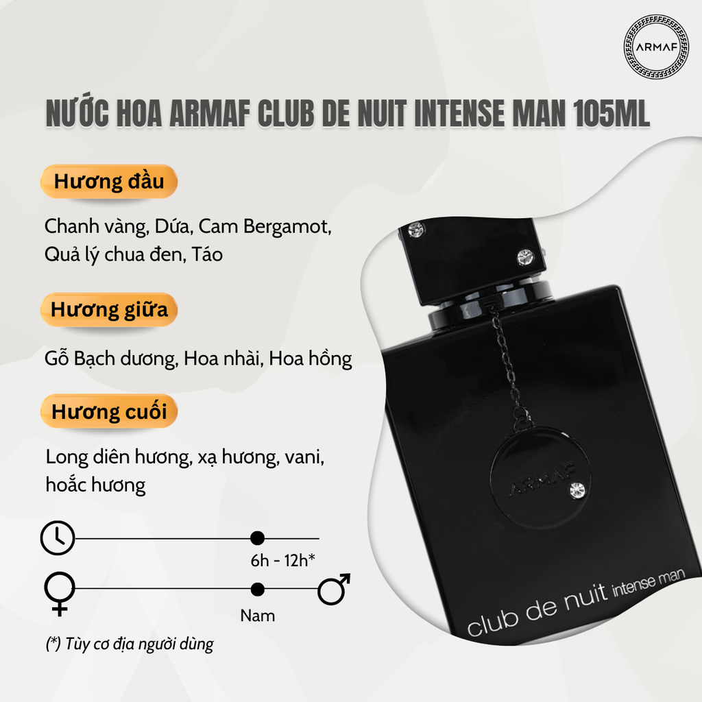 Nước hoa ARMAF Club De Nuit Intense Man 105ML