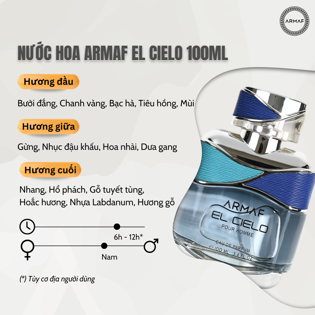 Nước hoa ARMAF EL CIELO 100ML
