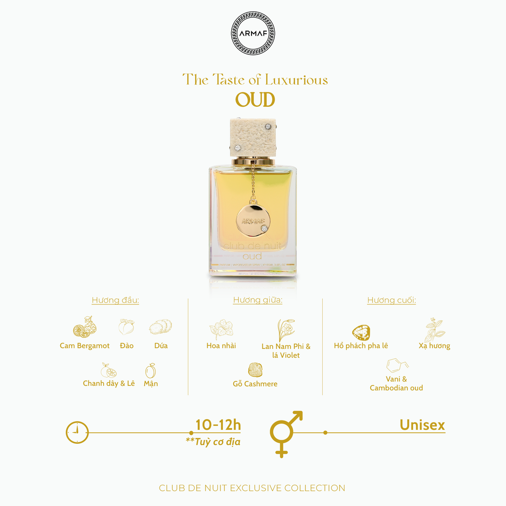 Nước Hoa Armaf CLUB DE NUIT OUD 105ML