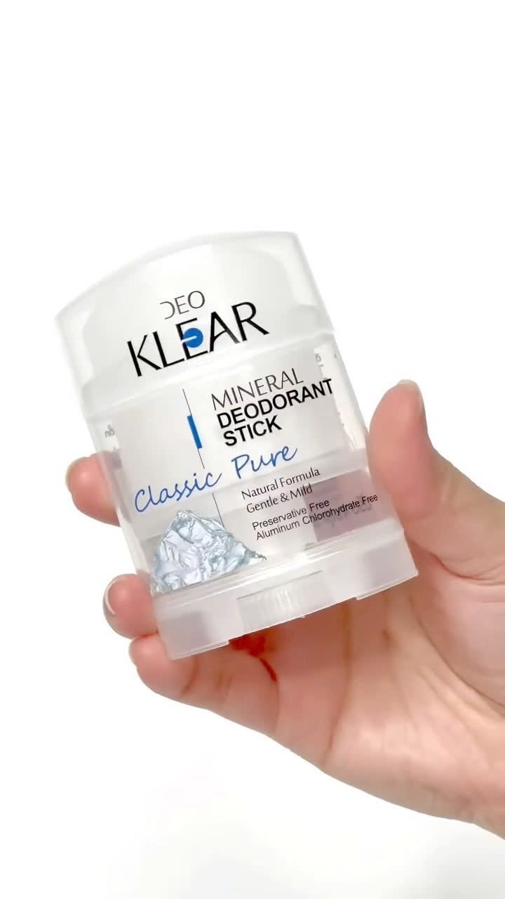 Lăn khử mùi đá khoáng DeoKlear Classic Pure 70G