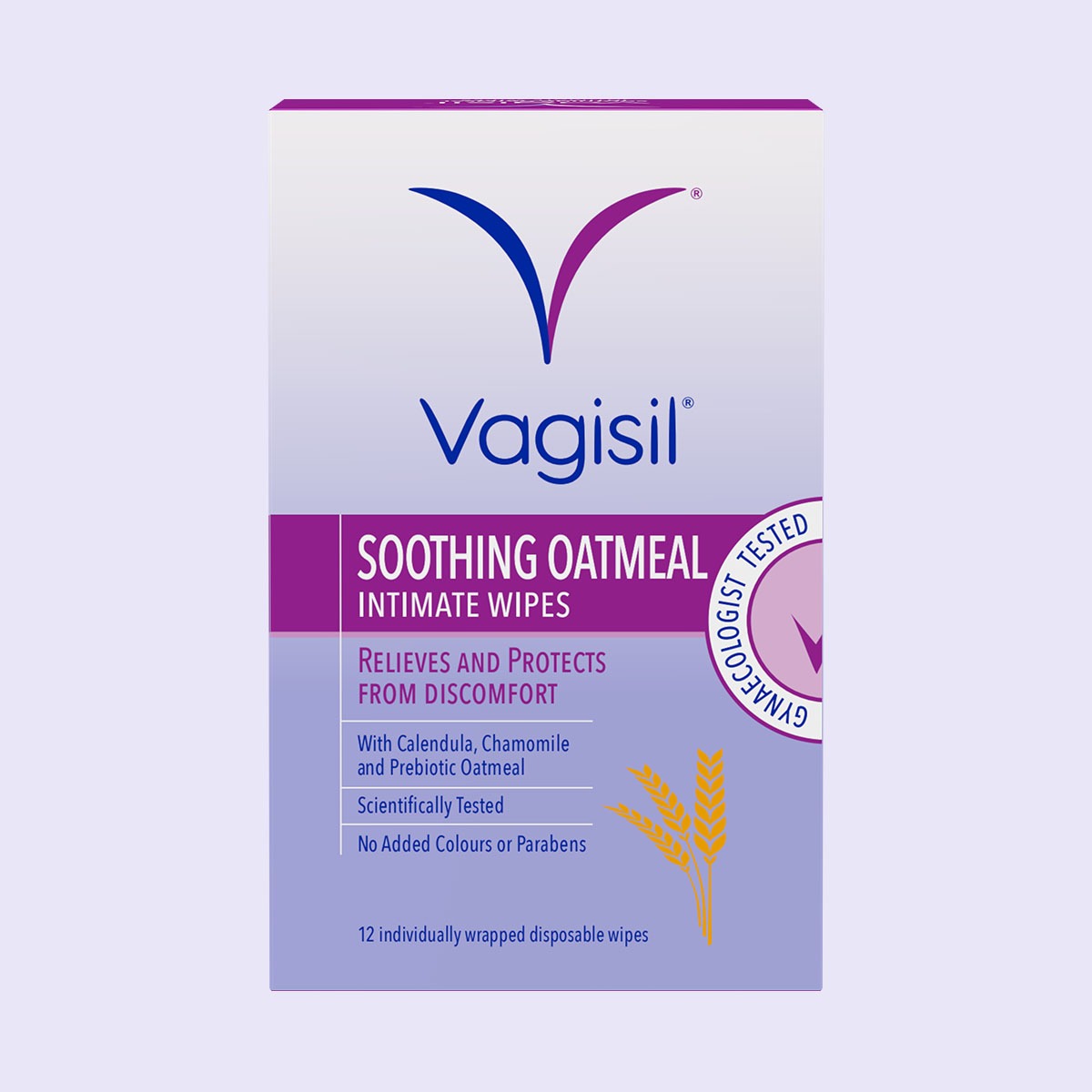 Khăn ướt vệ sinh phụ nữ Vagisil Soothing Oatmeal Intimate Wipes
