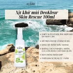 Xịt khử mùi DeoKlear Skin Rescue 100ml